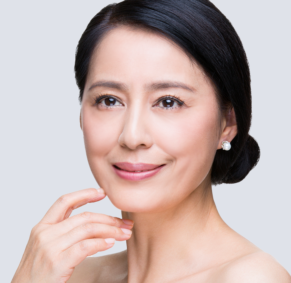 하안검 성형 여성 모델